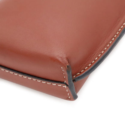 Loewe Anagram Gate Pocket Shoulder Bag Pouch Pochette Calfskin Leather Rusty — view 3