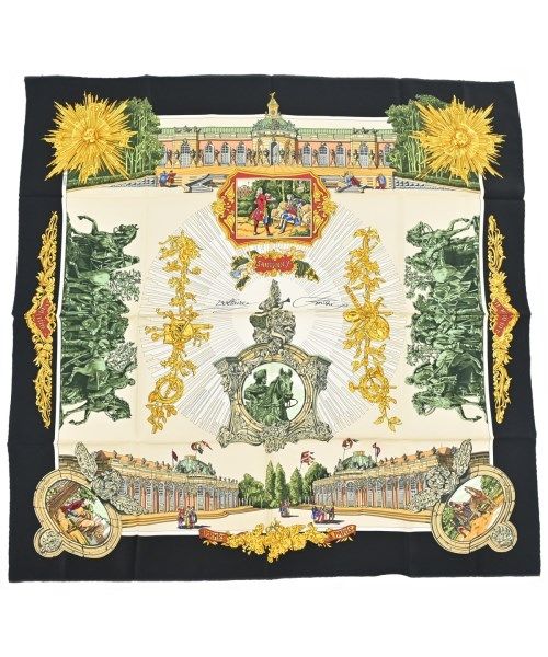 Hermes Bandana Scarf Black