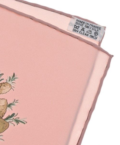 Hermes Bandana Scarf Pink — view 6