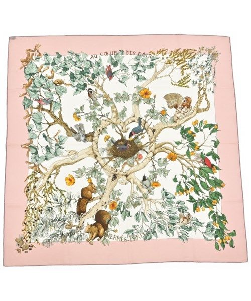 Hermes Bandana Scarf Pink