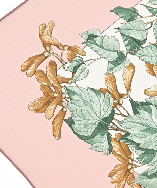 Hermes Bandana Scarf Pink — view 5