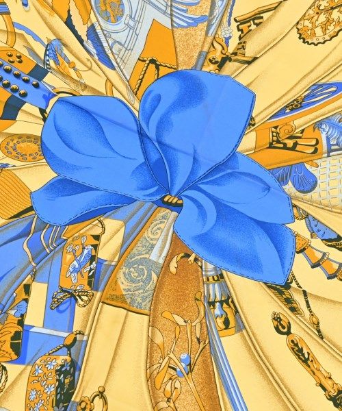 Hermes Bandana Scarf Navy — view 2