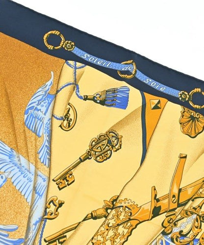 Hermes Bandana Scarf Navy — view 3