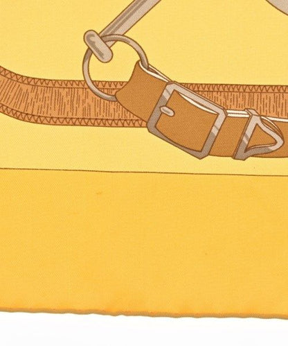 Hermes Bandana Scarf Yellow — view 7