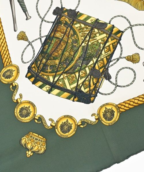 Hermes Bandana Scarf Green — view 4