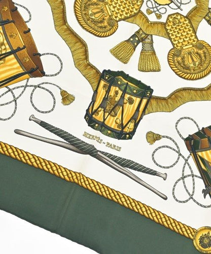 Hermes Bandana Scarf Green — view 3