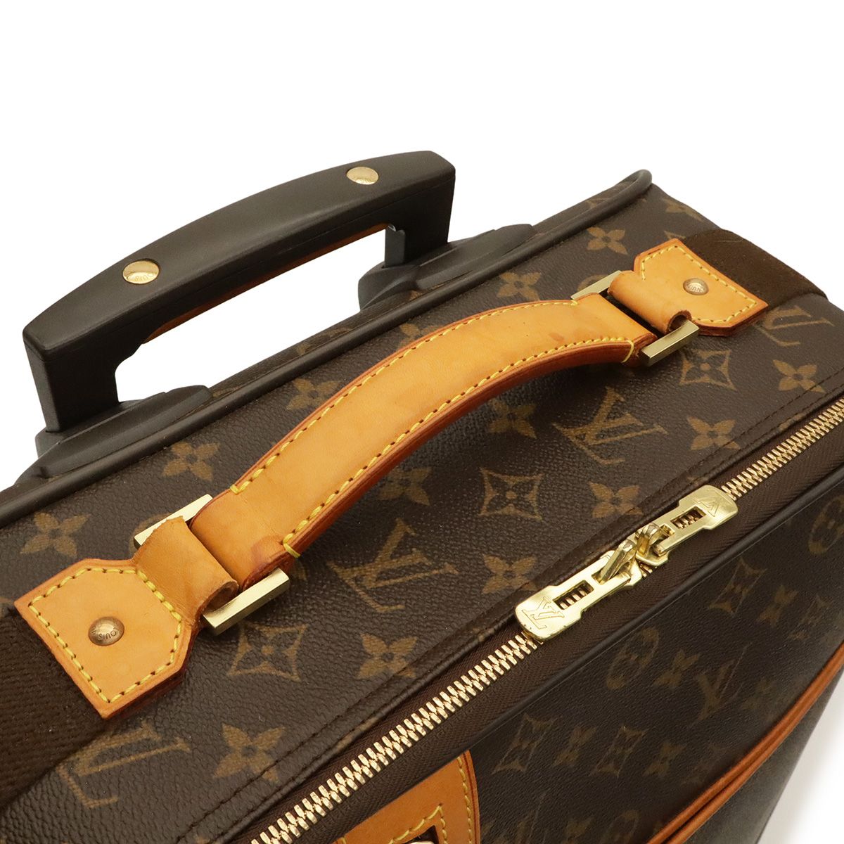 Louis Vuitton Monogram Bosphore Travel Bag Carry Case Suitcase with Casters — view 4