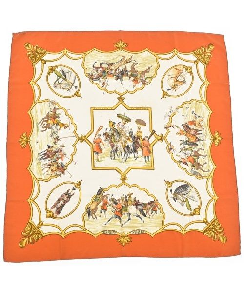Hermes Bandana Scarf Orange