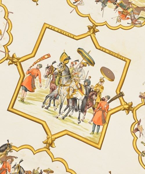 Hermes Bandana Scarf Orange — view 2
