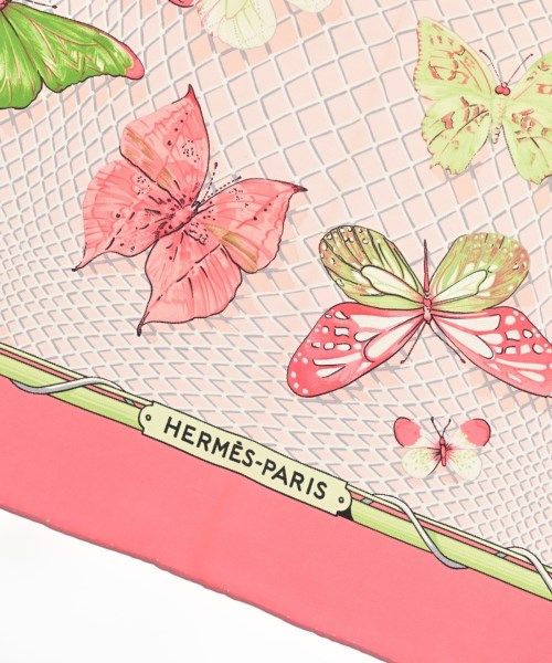 Hermes Bandana Scarf Pink — view 4