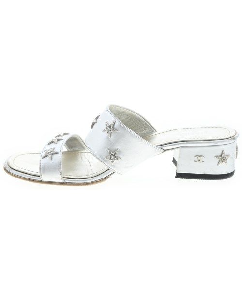 Chanel Sandals Silver — view 4