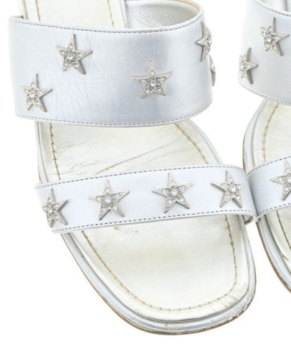 Chanel Sandals Silver — view 6