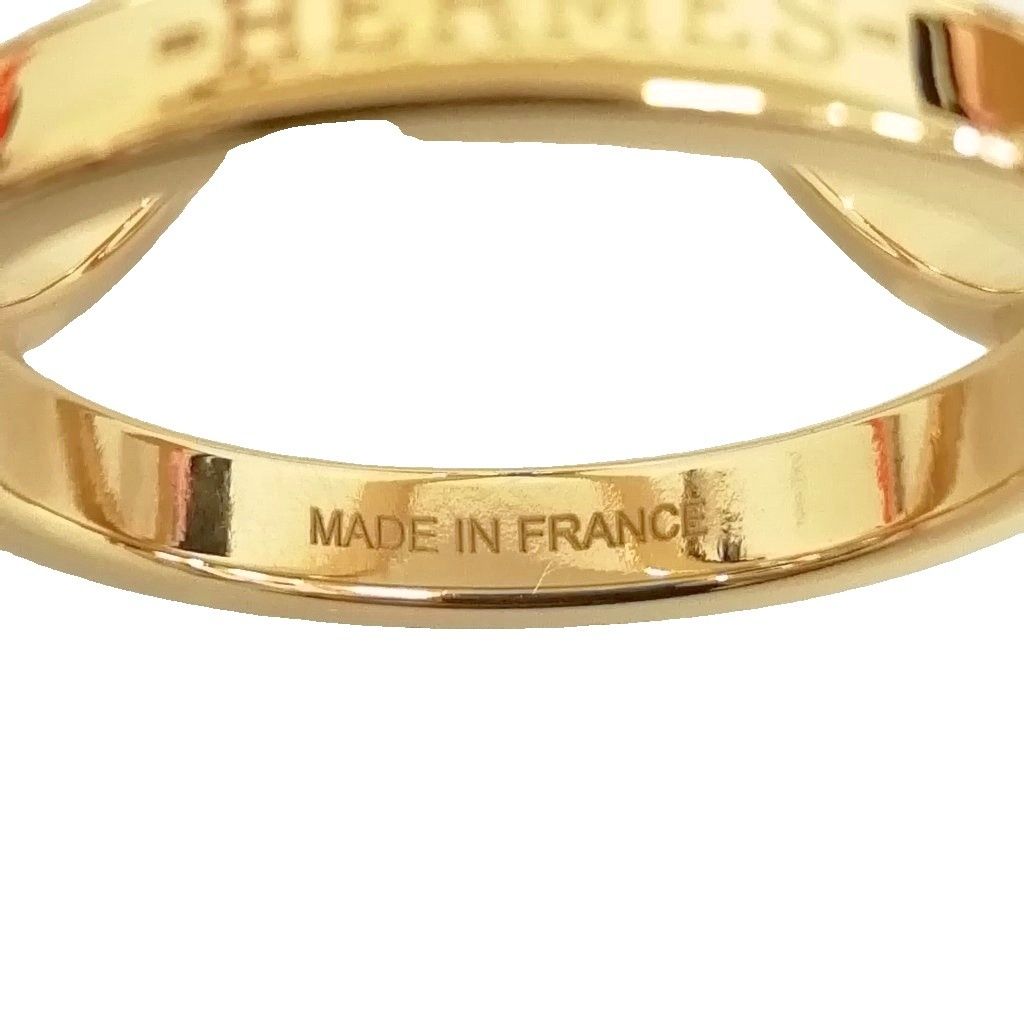 Hermes Trio Scarf Ring Closure Gold Colored — view 7