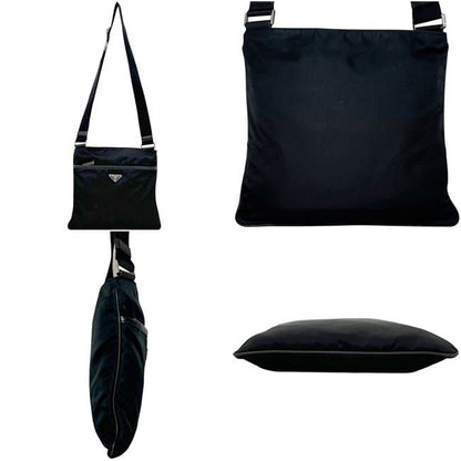 Prada Shoulder Bag Tessuto 134 Nylon Nero Black — view 2