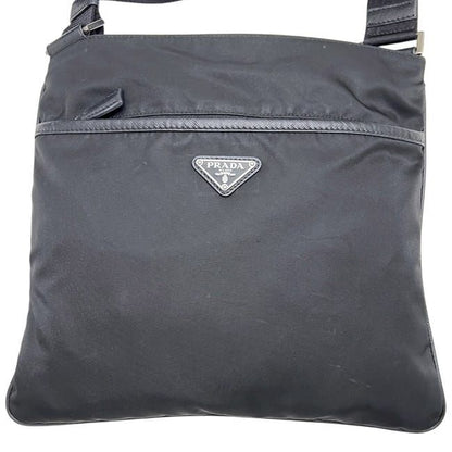 Prada Shoulder Bag Tessuto 134 Nylon Nero Black — view 8