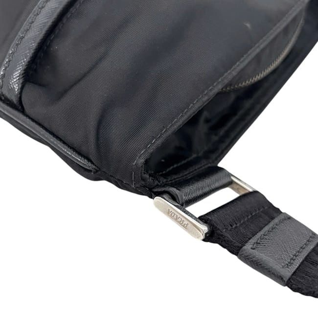 Prada Shoulder Bag Tessuto 134 Nylon Nero Black — view 6