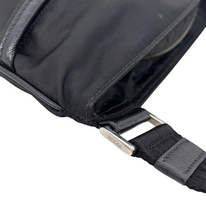 Prada Shoulder Bag Tessuto 134 Nylon Nero Black — view 6