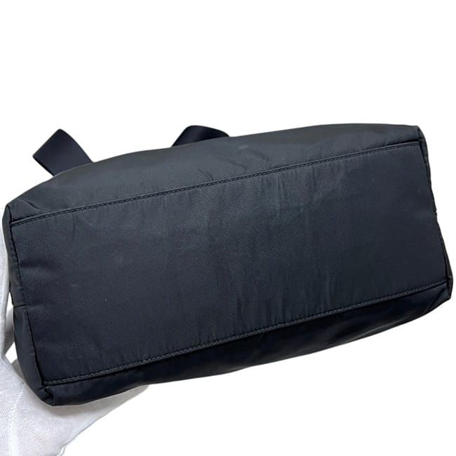 Prada Tote Bag Vera 31 Nylon Nero Black — view 6