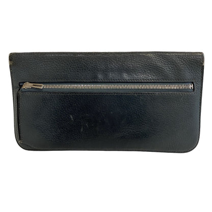 Hermes Dogon Long Leather Wallet Bifold Gray — view 2