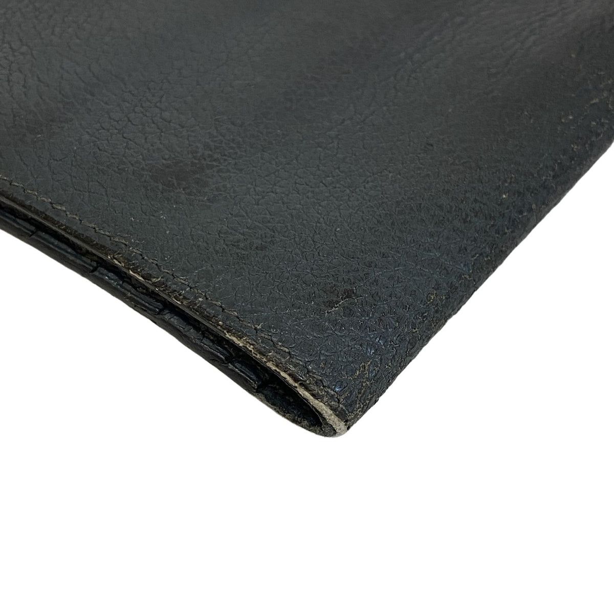 Hermes Dogon Long Leather Wallet Bifold Gray — view 4