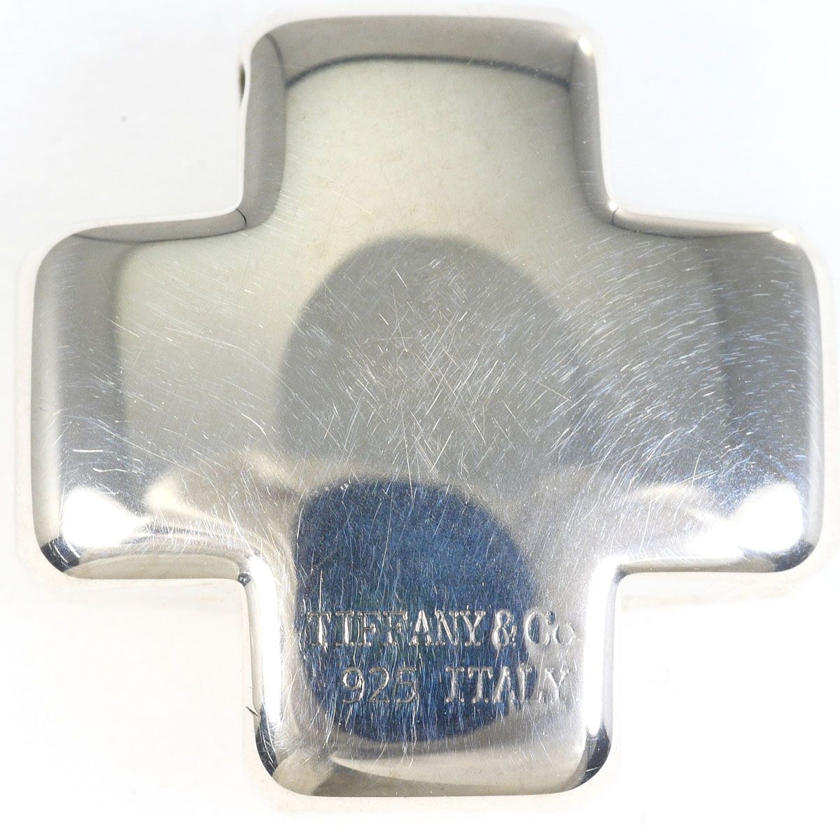 Tiffany & Co Roman Cross 925 Sterling Silver Pendant — view 3