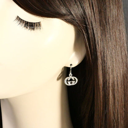 Gucci Interlocking G Hook 925 Sterling Silver Earrings — view 5