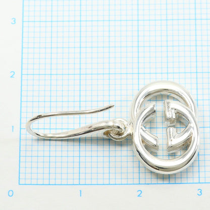 Gucci Interlocking G Hook 925 Sterling Silver Earrings — view 4