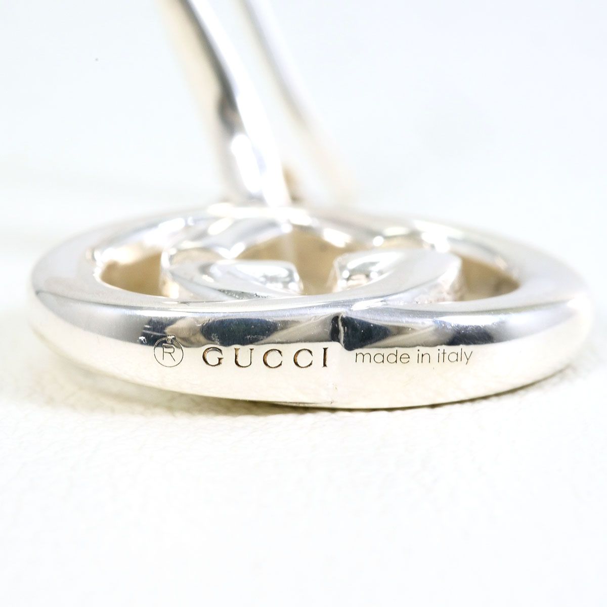 Gucci Interlocking G Hook 925 Sterling Silver Earrings — view 3