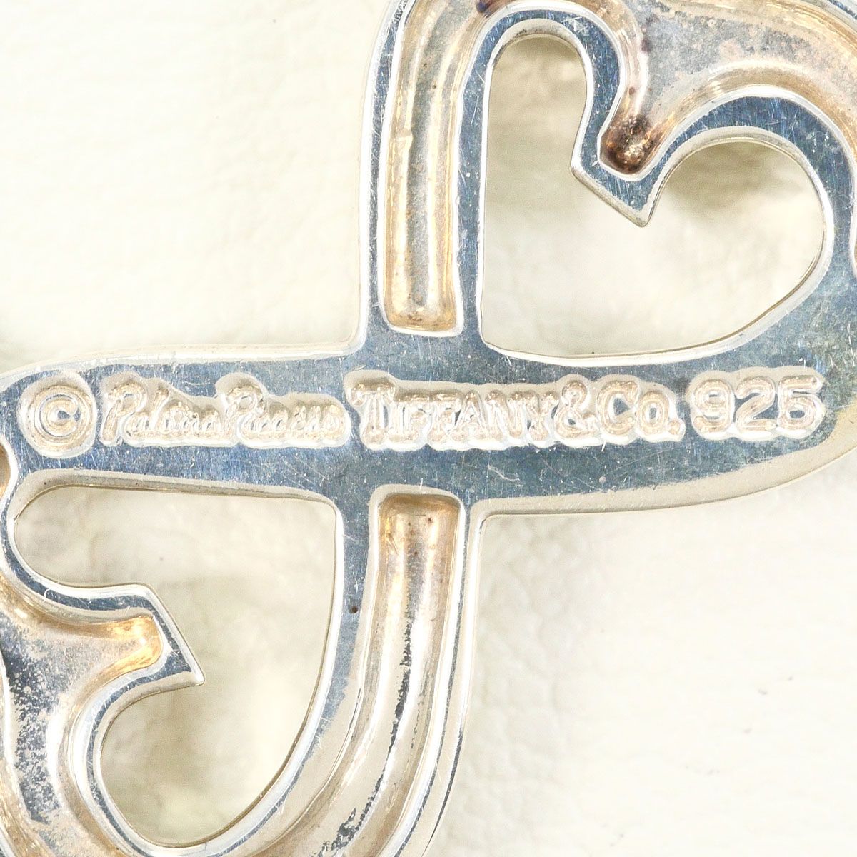 Tiffany & Co Double Loving Heart 925 Sterling Silver Necklace 42 — view 4