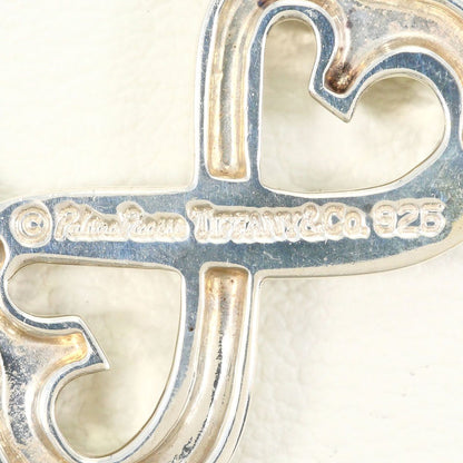 Tiffany & Co Double Loving Heart 925 Sterling Silver Necklace 42 — view 4