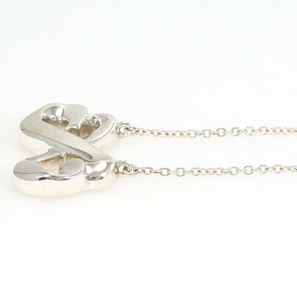Tiffany & Co Double Loving Heart 925 Sterling Silver Necklace 42 — view 2