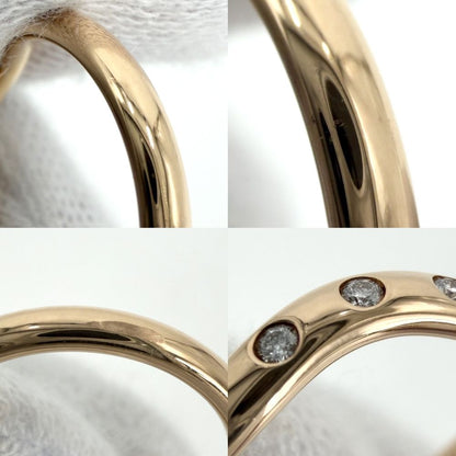 Tiffany & Co Ring Curved Band PG 18k Pink Gold Diamond — view 5
