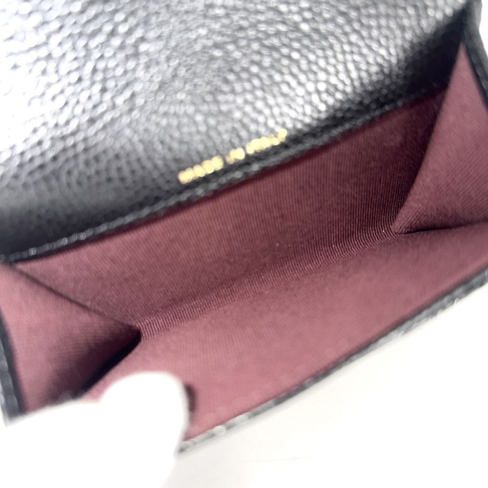Chanel Coin Purse Quilted Classic Flap Card Case Mini Wallet Caviar Leather — view 4
