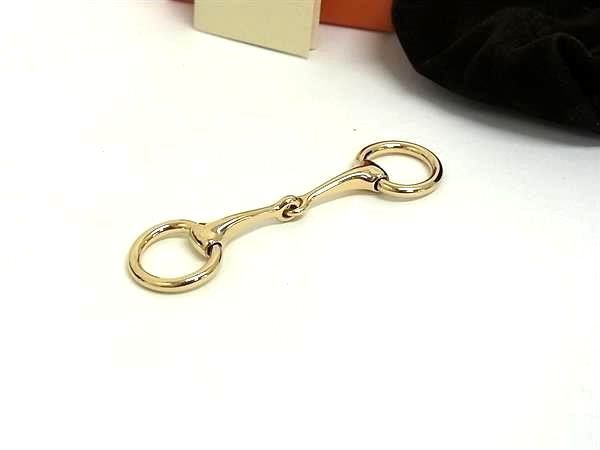 Hermes Mold Scarf Ring Twilly Closure Gold