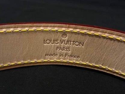 Louis Vuitton Leather Baggy Shoulder Strap Bag Brown — view 4