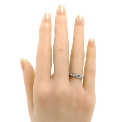 Chanel 18K White Gold Coco Crush Mini Ring Diamond — view 7