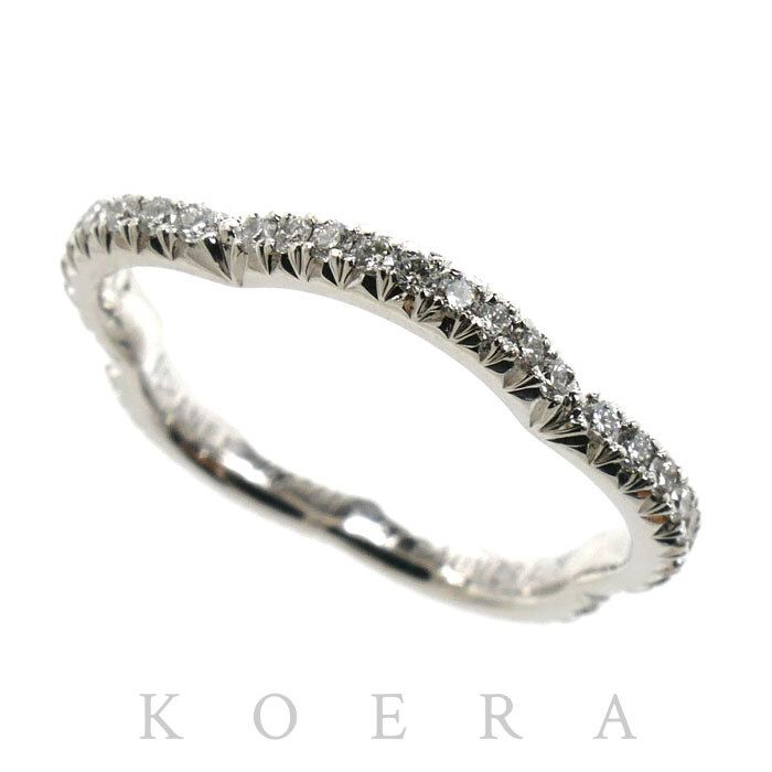 Chanel 18K White Gold Camellia Full Eternity Ring Diamond