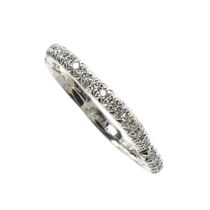 Chanel 18K White Gold Camellia Full Eternity Ring Diamond — view 2
