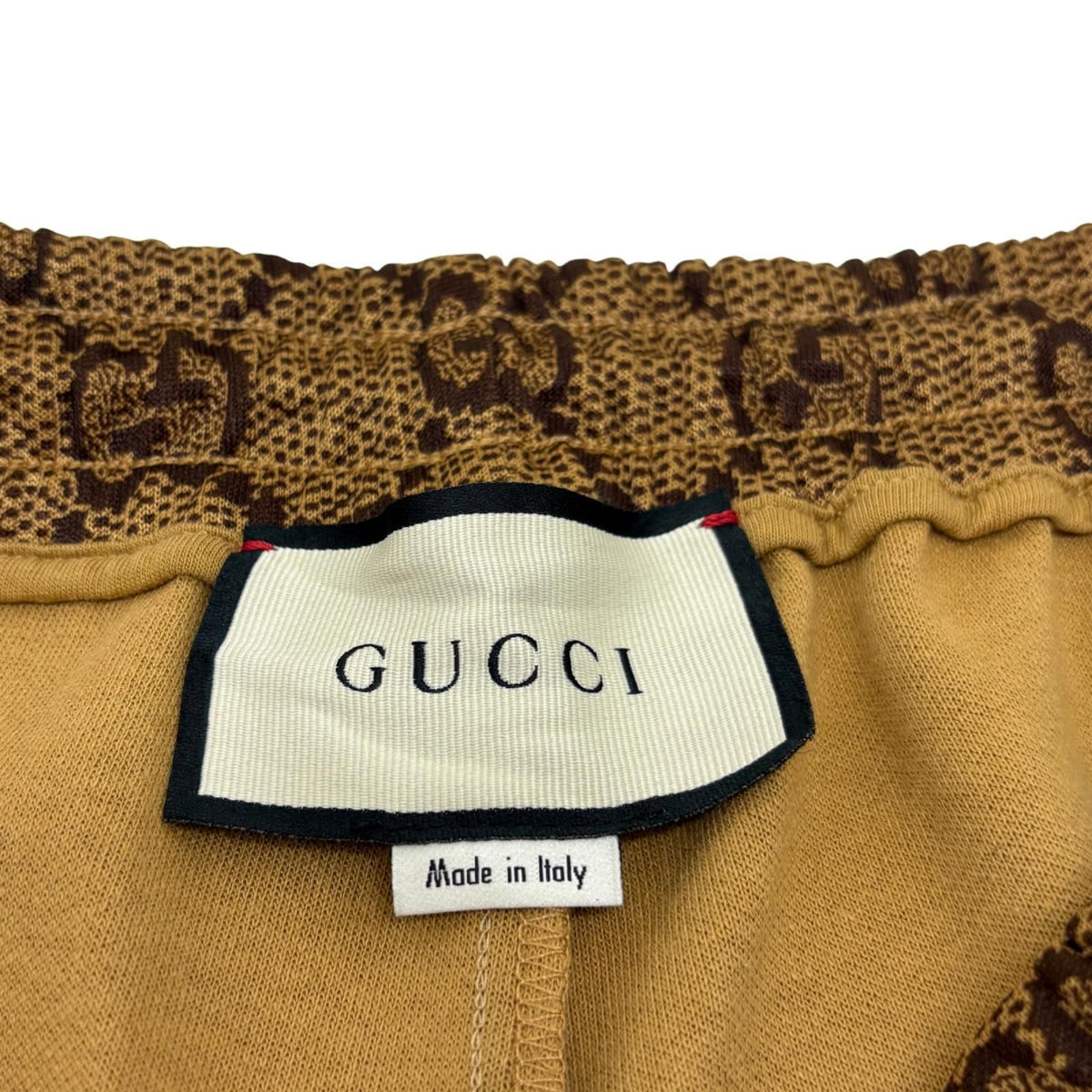 Gucci GG Technical Jersey Jogging Pants Brown Polyester Cotton XXL — view 4