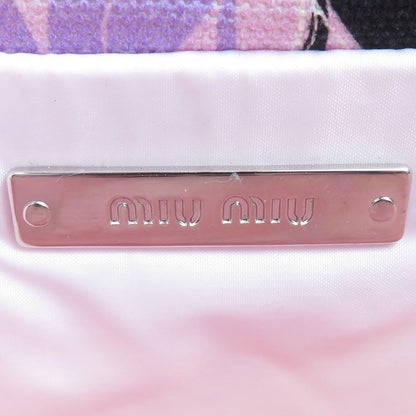 Miu Miu Drawstring Pouch Canapa Cats — view 7