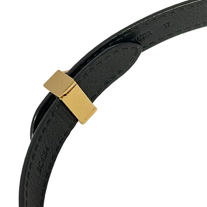 Louis Vuitton Bracelet Box It Leather Black Gold — view 3