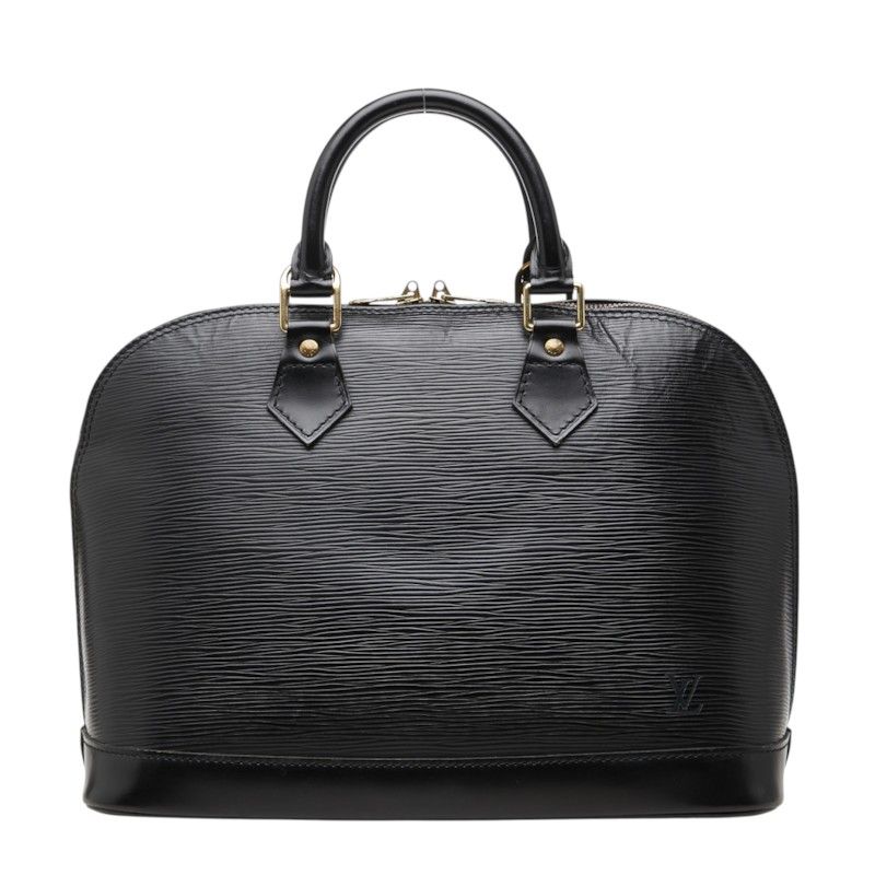 Louis Vuitton Epi Alma Handbag Noir Black Leather