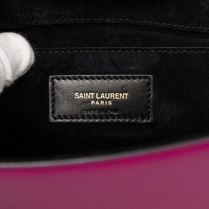 Saint Laurent Kate Crossbody Chain Shoulder Bag Purple Leather — view 5