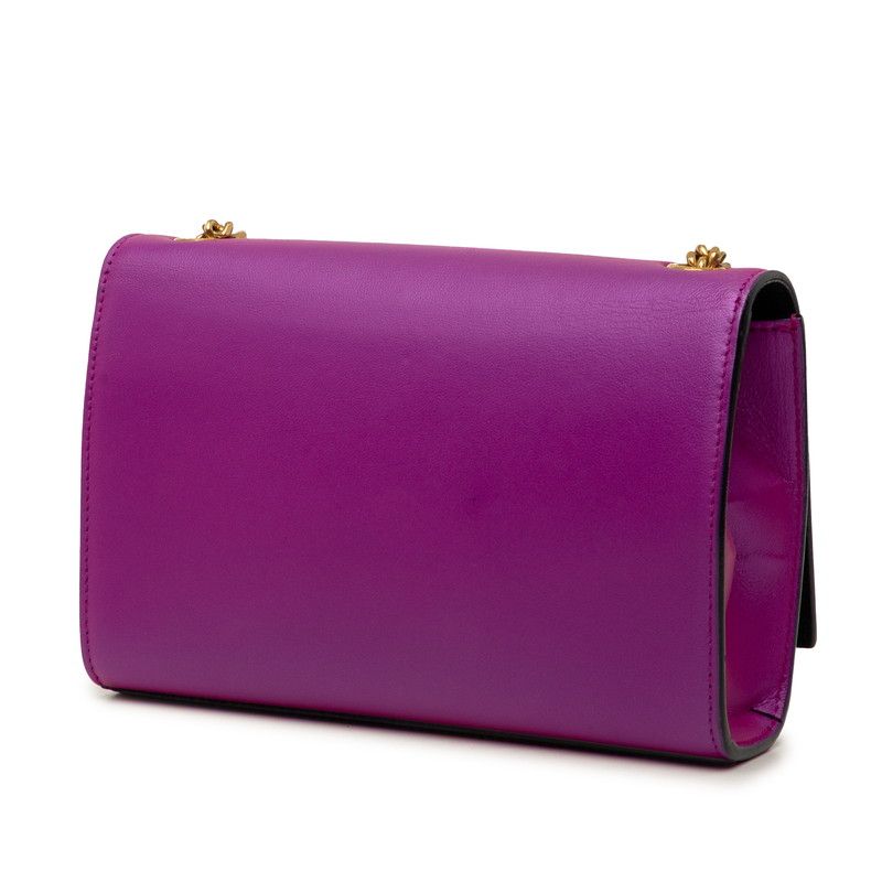 Saint Laurent Kate Crossbody Chain Shoulder Bag Purple Leather — view 2