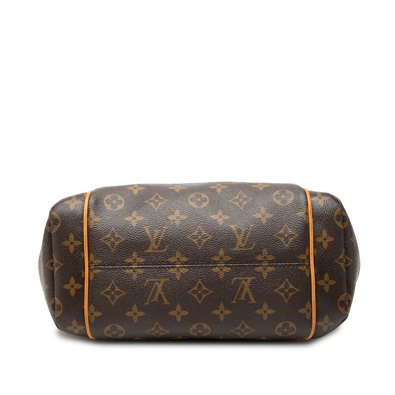 Louis Vuitton Monogram Totally PM Tote Shoulder Bag Brown Leather — view 3
