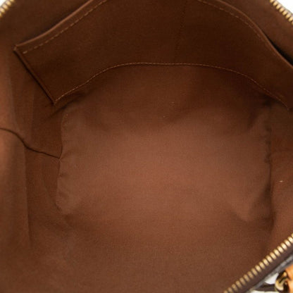 Louis Vuitton Monogram Totally PM Tote Shoulder Bag Brown Leather — view 4