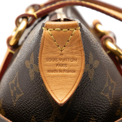 Louis Vuitton Monogram Totally PM Tote Shoulder Bag Brown Leather — view 5