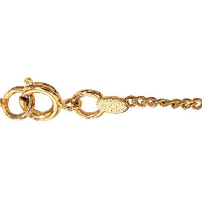 Chanel CC Logo Open Heart Chain Pendant 04P Gold Plated — view 4