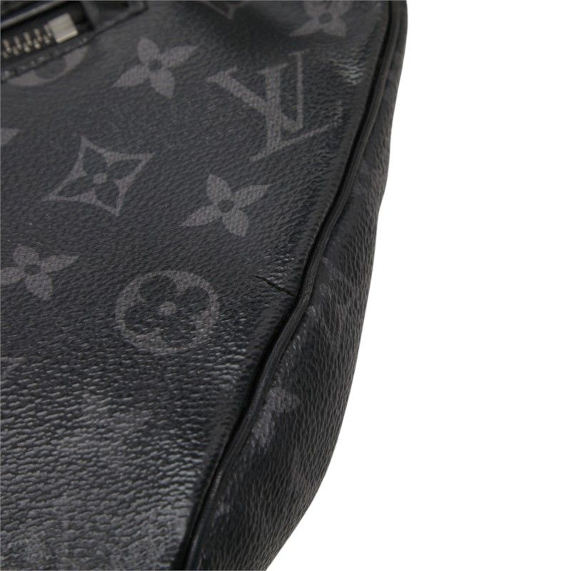 Louis Vuitton Monogram Eclipse Discovery Bum Bag PM Black Leather — view 7