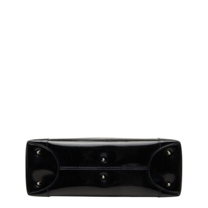 Dior Malice Pearl 2-Way Shoulder Bag Navy Patent Leather — view 3